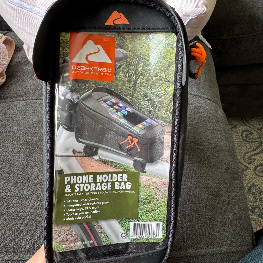 Ozark Trail Black Phone Holder & Storage Bag